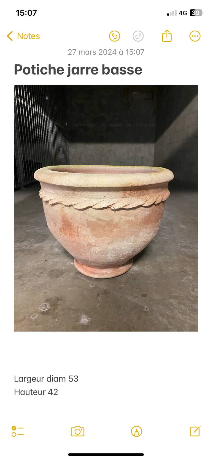 Jarre en terre cuite