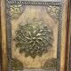 Carved wooden wardrobe and repoussé metal – Indian inspiration – 20th century