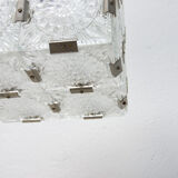 Glass Cube Pendant from Kamenický Šenov, 1970s