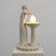 Art Deco Vichy Advertising Lamp in Plaster, Belgium 1930s