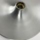 Space Age Flush Light Les Arcs Brushed Aluminum, 1960-70s