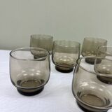 6 vintage glasses