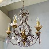 Italian opaline pink lustre