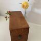 Boîte à fiche en bois vintage