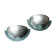 Pair of metal and plexiglass wall lights
