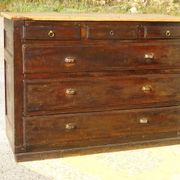 Large and old piece of trade furniture, trouser press.
