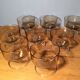 Smoked glass cups 70