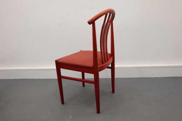 Chaises à manger suédoises par C. Ekström, A. Johansson & S. Hyssna, années 1970, Ensemble de 4
