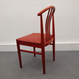 Swedish Dining Chairs by C. Ekström, A. Johansson & S. Hyssna, 1970s, Set of 4