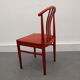 Swedish Dining Chairs by C. Ekström, A. Johansson & S. Hyssna, 1970s, Set of 4