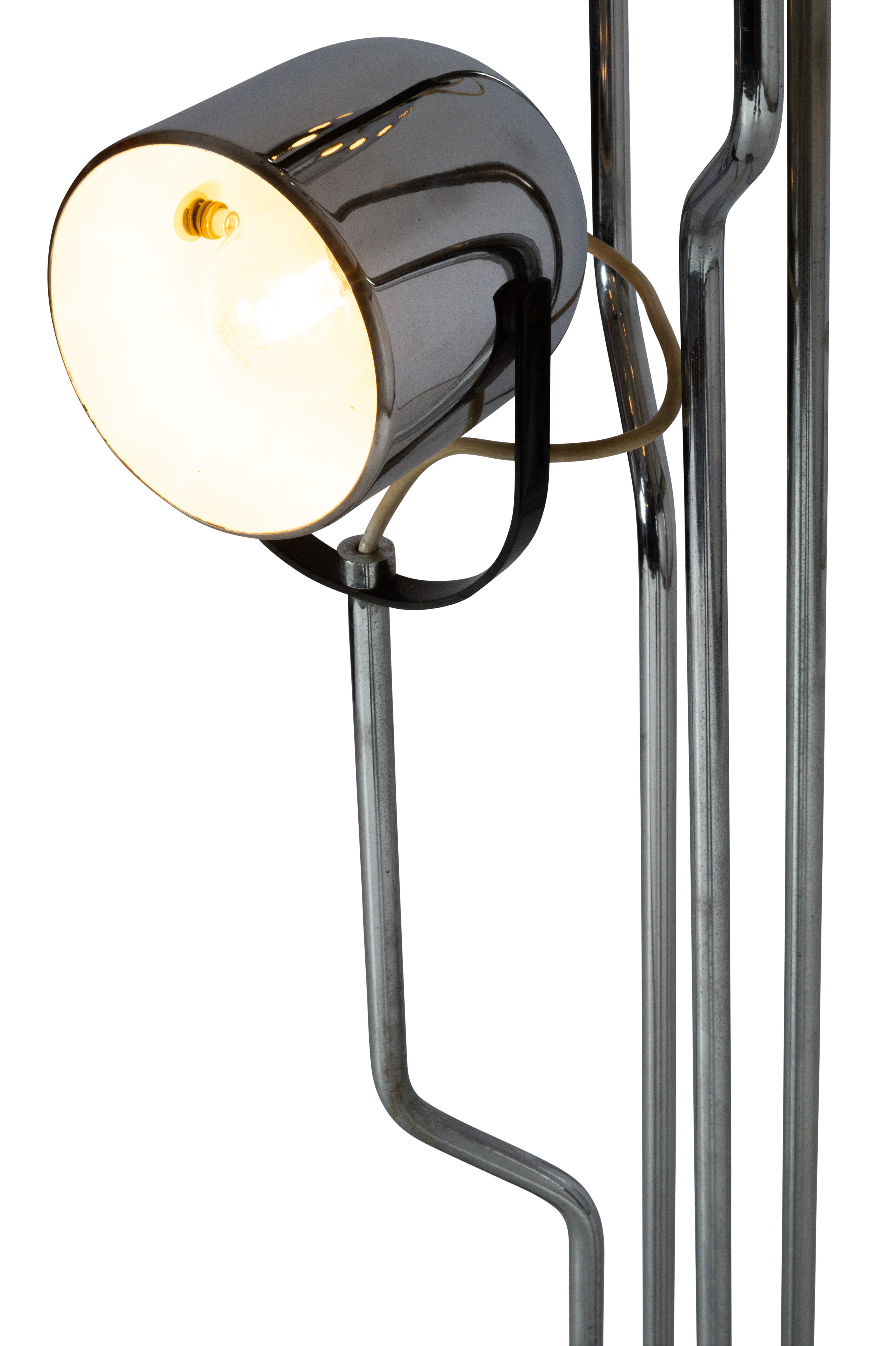 Goffredo Reggiani for Reggiani, chromed adjustable shades 1970'S