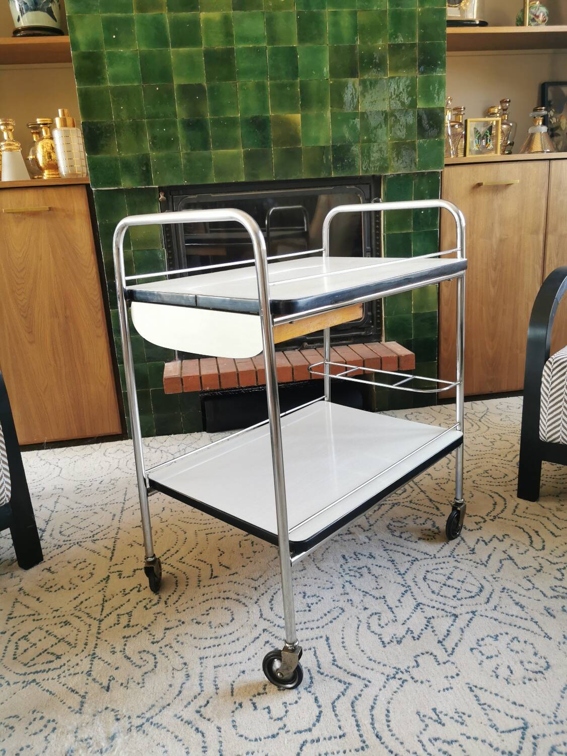 Vintage rolling trolley