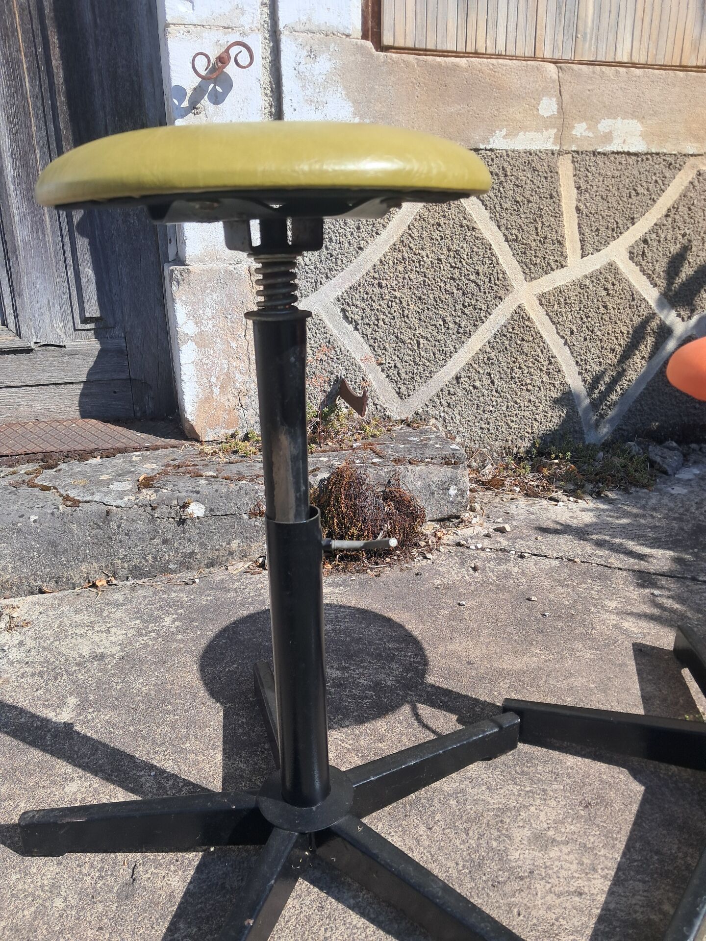 Adjustable stools from the 70s