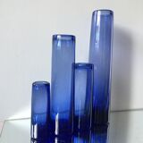 Set of 4 Holmegaard vases by Per Lutken 1960
