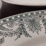 Set of 4 flat plates Terre de Fer Moulin des loups and WILBUR hamages