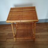 Rattan magazine holder