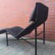 Leather lounge chair  by wrong Björklund  1980 s