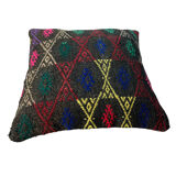 Vintage turkish kilim cushion cover 40 x 40 cm