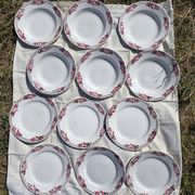Lot of 10 deep and flat plates Ceranord St Amand model Roubaix +2