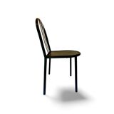 6 chaises Rober Mallet Stevens Noires