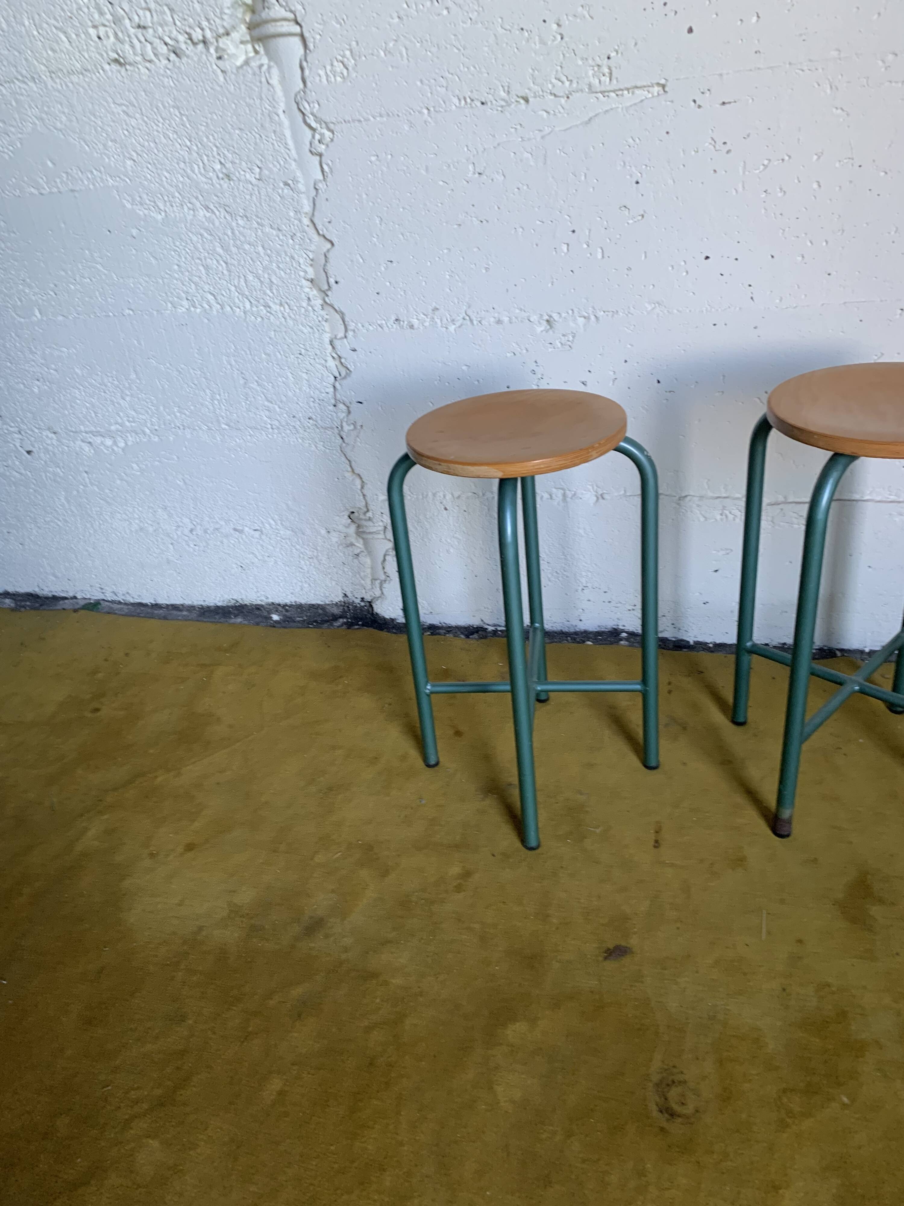 Pair of school stools