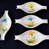 4 ceramic bowls: pocket emptiers, aperitifs, etc.