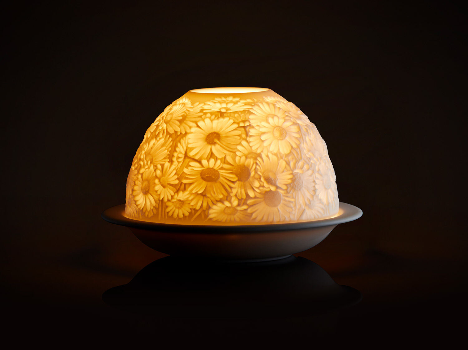 Photophore les Lithophanies Bernardaud . The Daisies