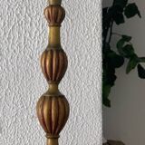 Vintage carved wooden lamp base – Baroque / Italian style