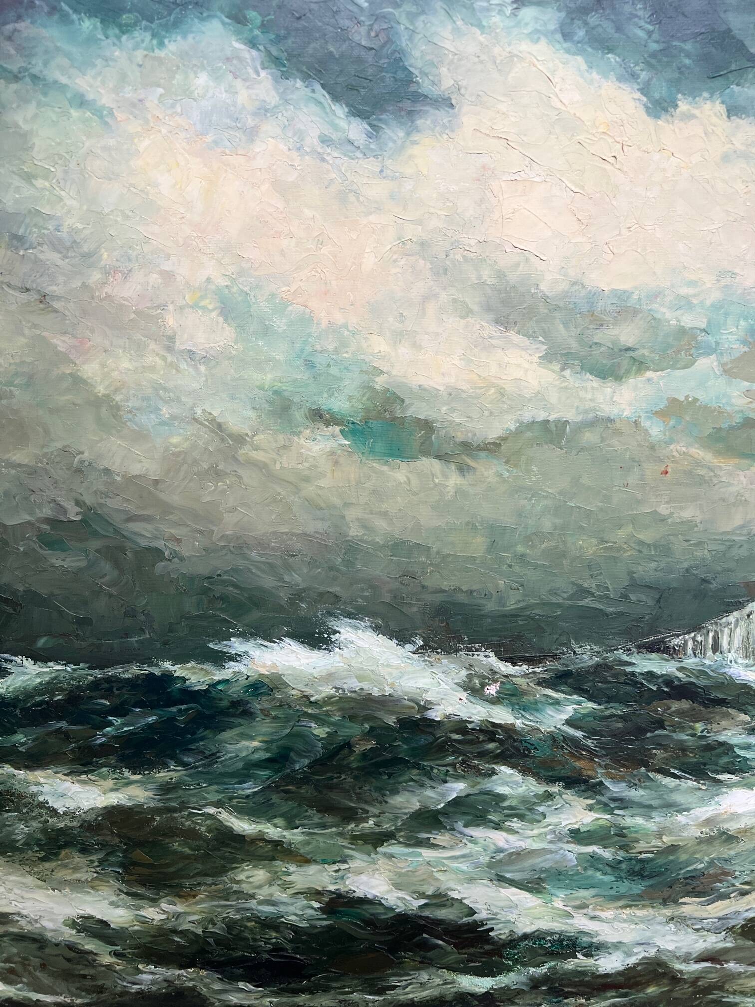 L.Kaisen (1901-1963) “Seascape”.