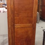 Parisian wardrobe vintags sliding doors in old pitch pine 193x115.5 cm