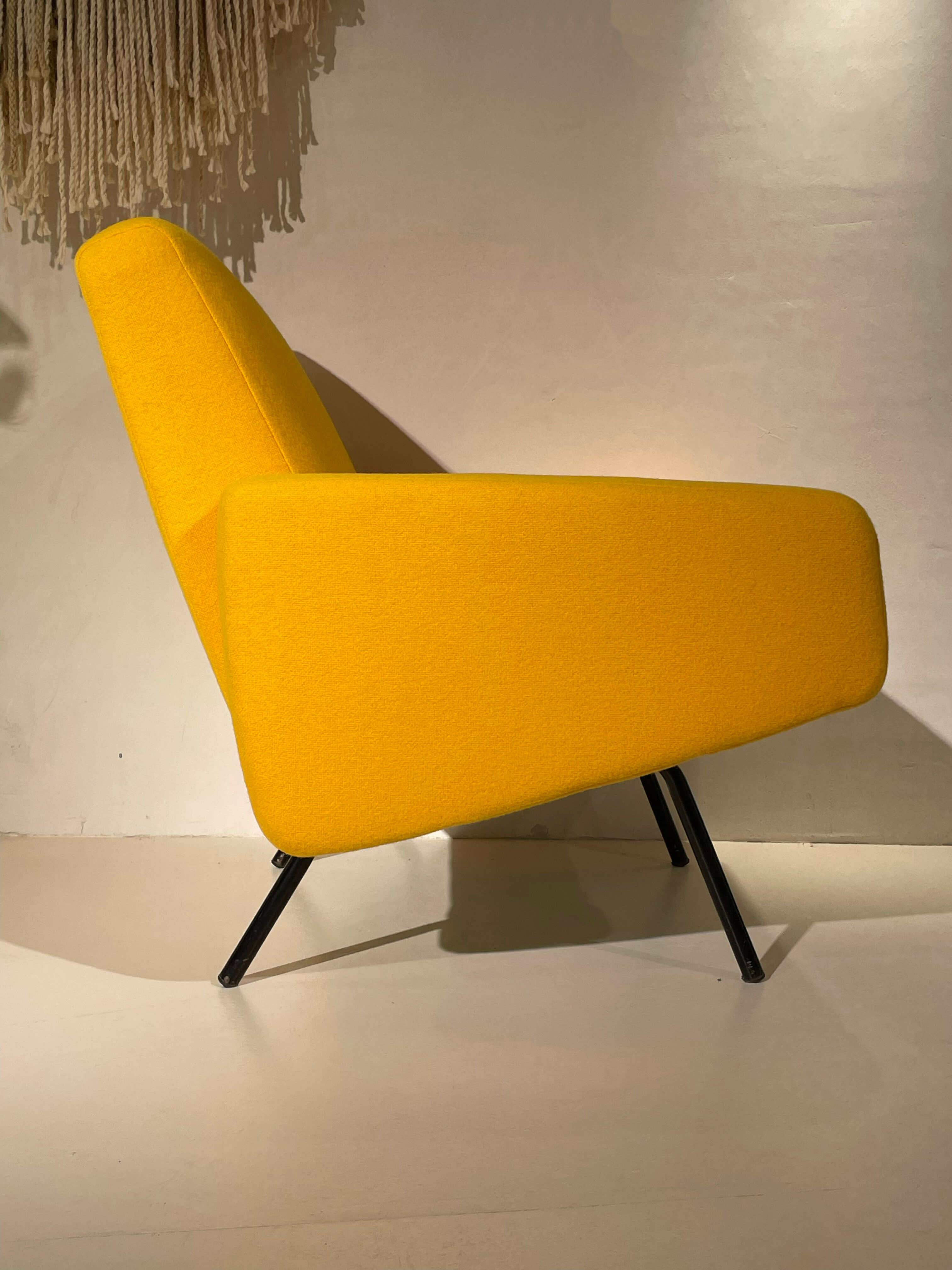 Armchair 743 by Joseph-André Motte for Steiner