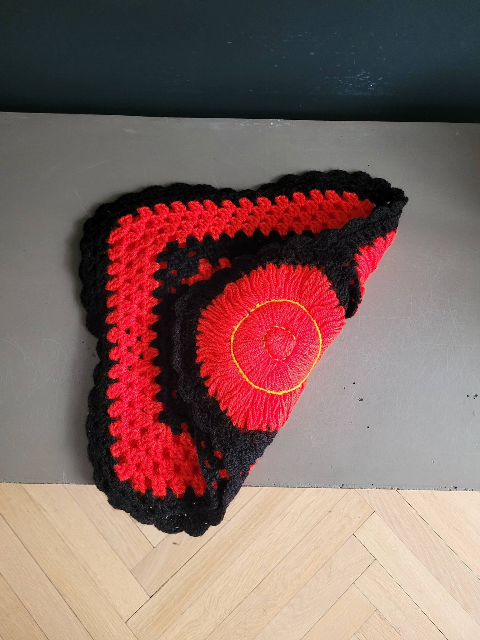 Crochet cushion cover 35x35