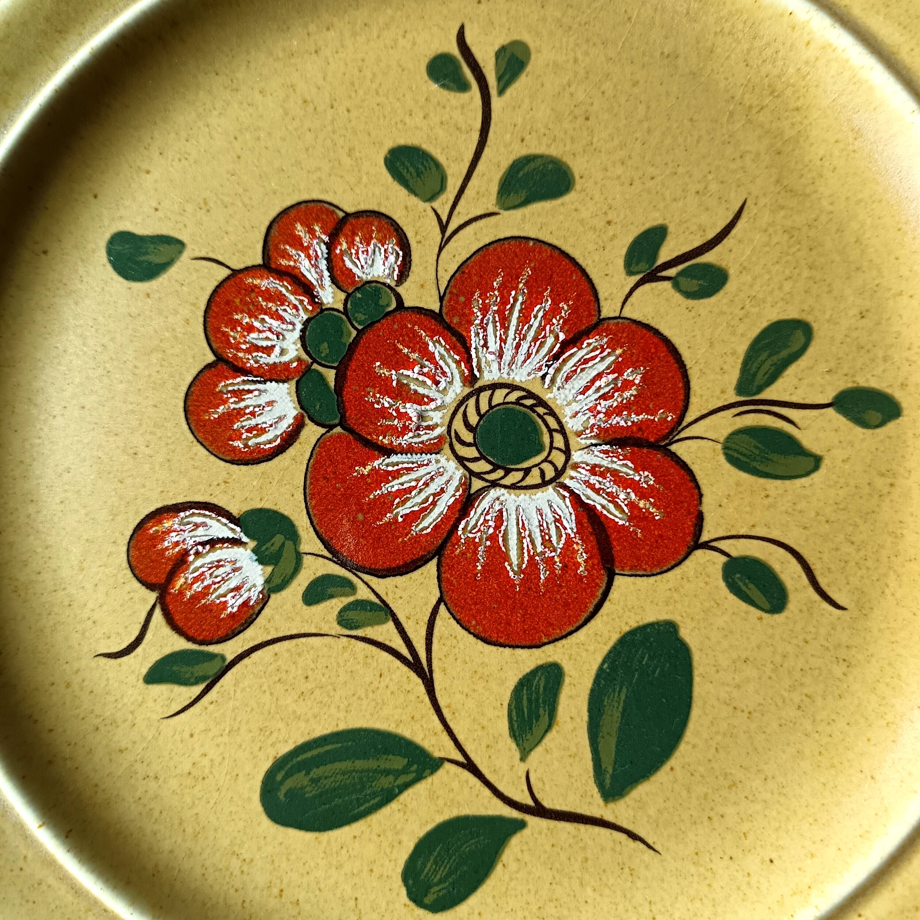 9 k&g luneville french ceramic dinner plates, ø 24.8 cm