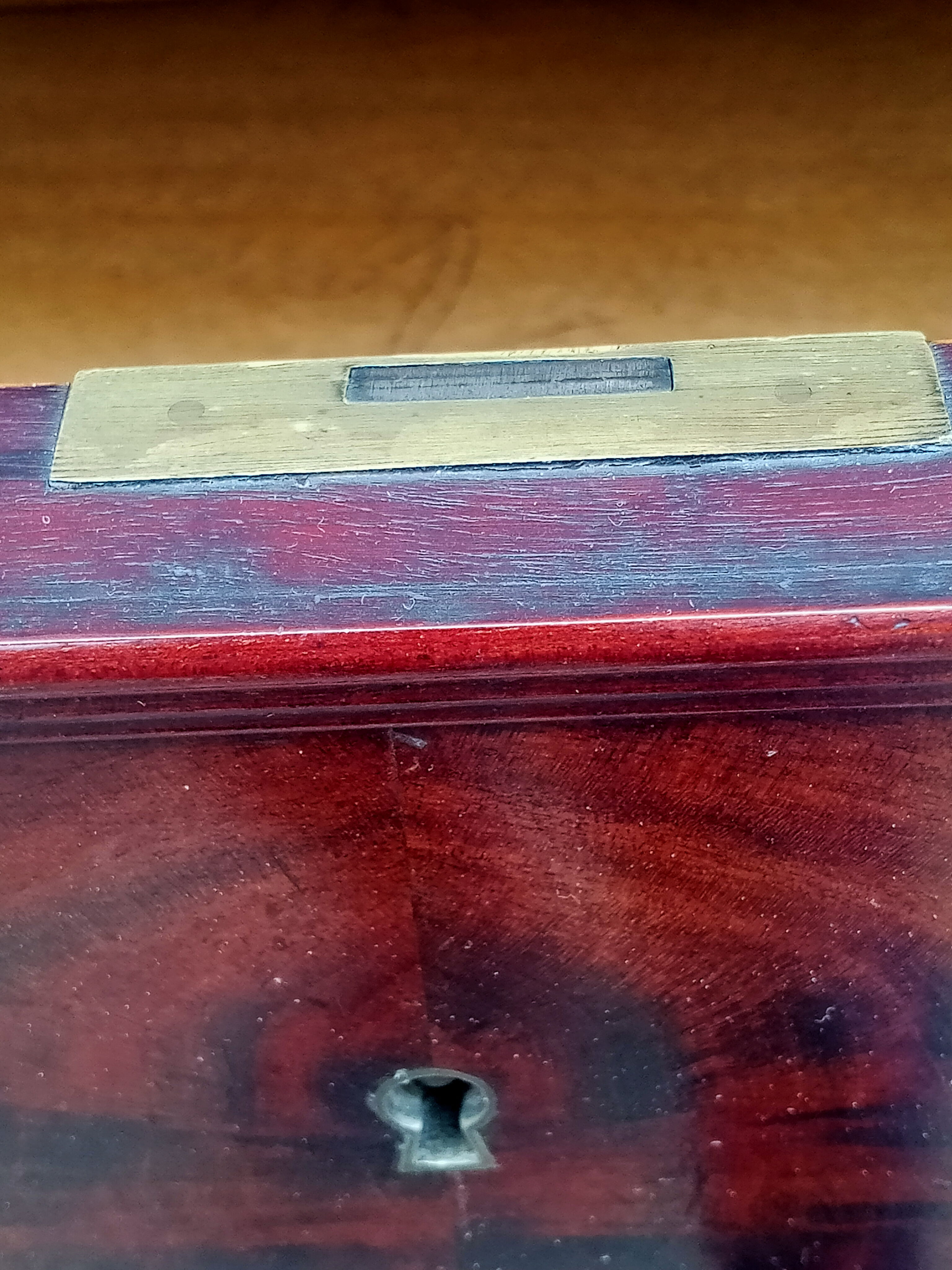 Semainier Louis Philippe mahogany