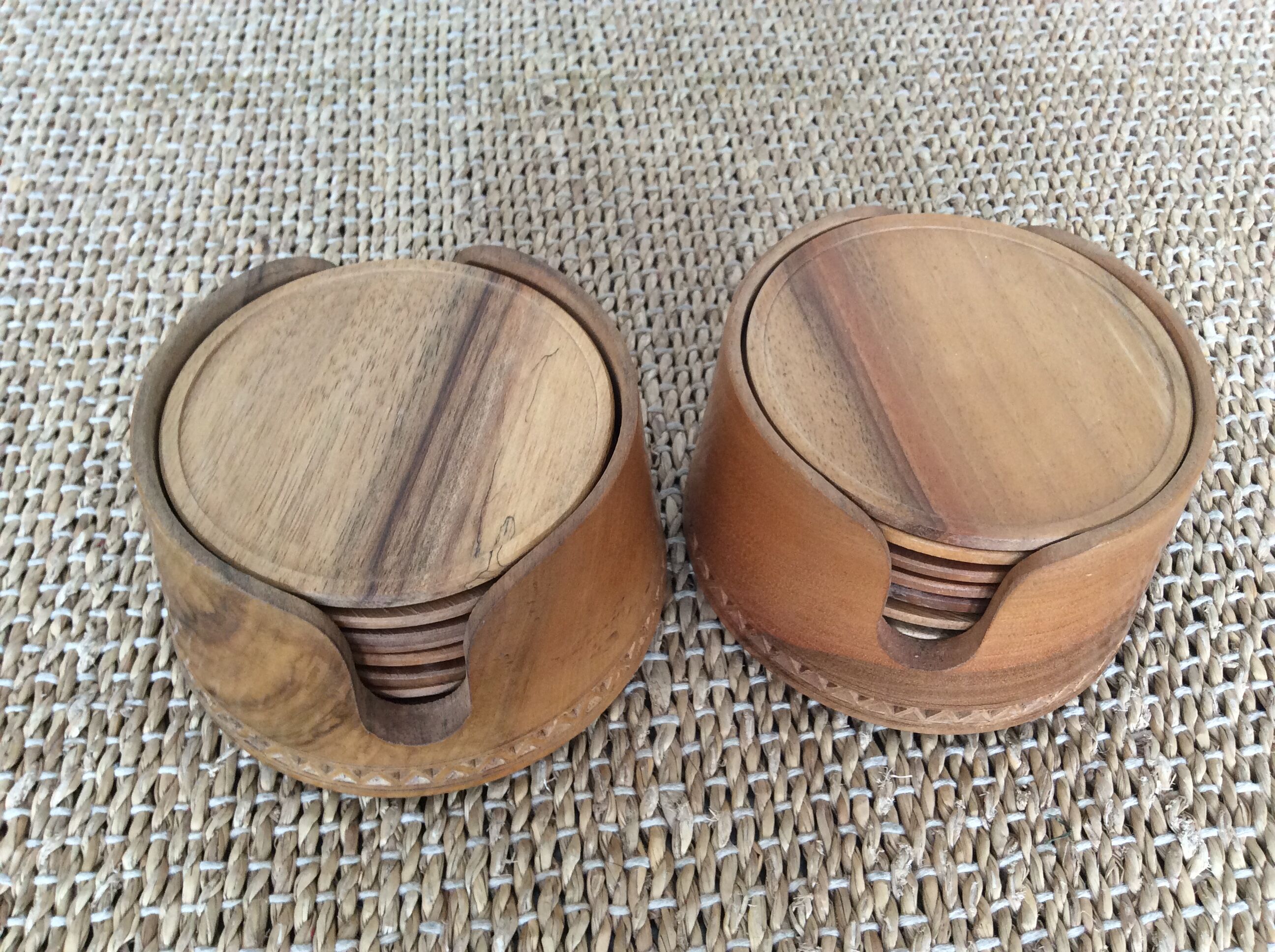 Wood coasters