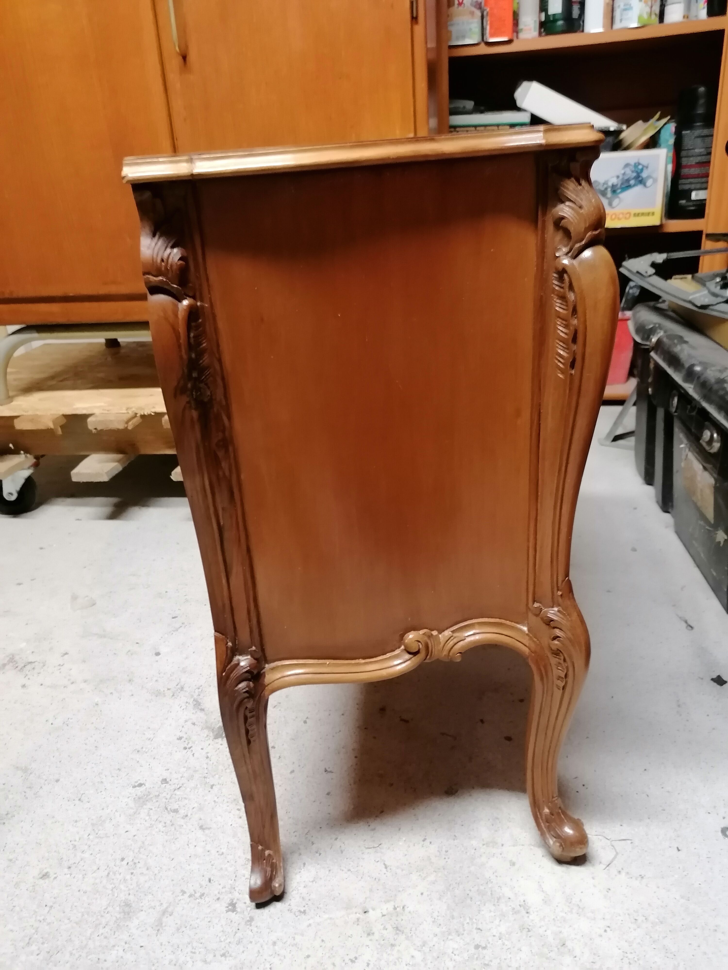 Baroque-style bedside