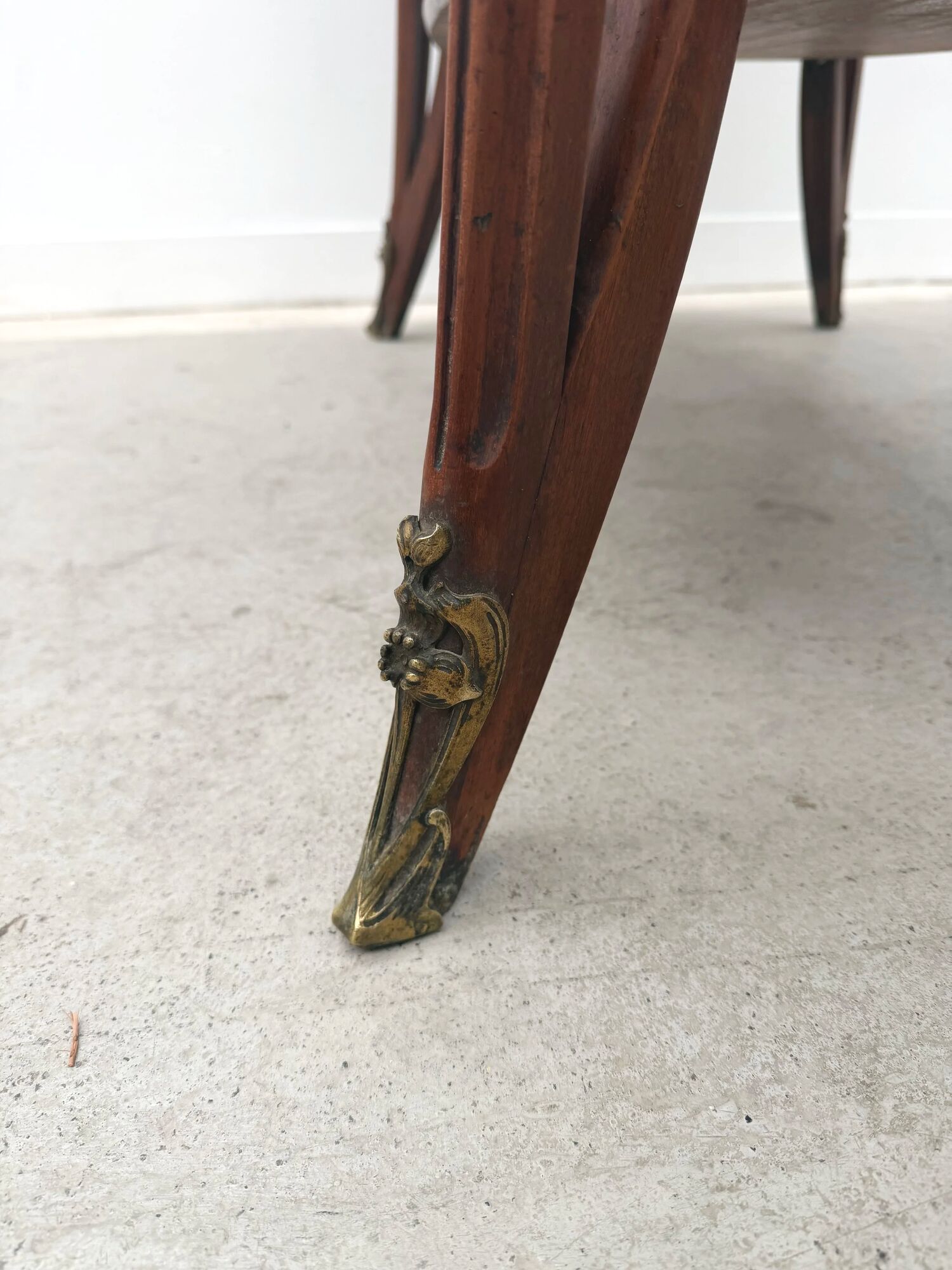 Art Nouveau side table by Louis Majorelle in walnut, France 1900