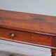 Centre writing table in stained wood