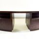 Wooden Art Deco Desk with Drawers, 1930s