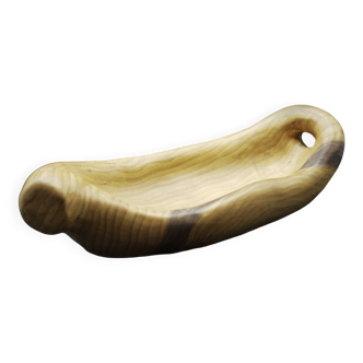 Faux Wood Platter by Grandjean Jourdan Vallauris