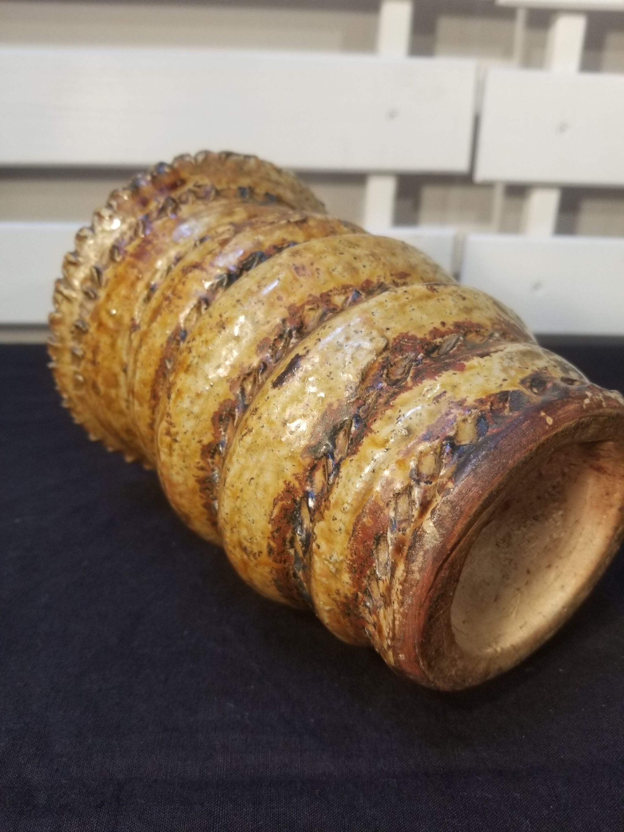 Vase en grès des ateliers La Borne de 1946 signé