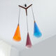 Vintage Holmegaard pendant lamp by E. Jacob, Denmark, 1960s.