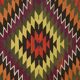 Grand Kilim Turkish Anatolia 180x294 cm Vintage Geometric Handwoven