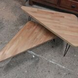 Duo of pull-out coffee tables