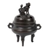 Indochina perfume burner in bronze