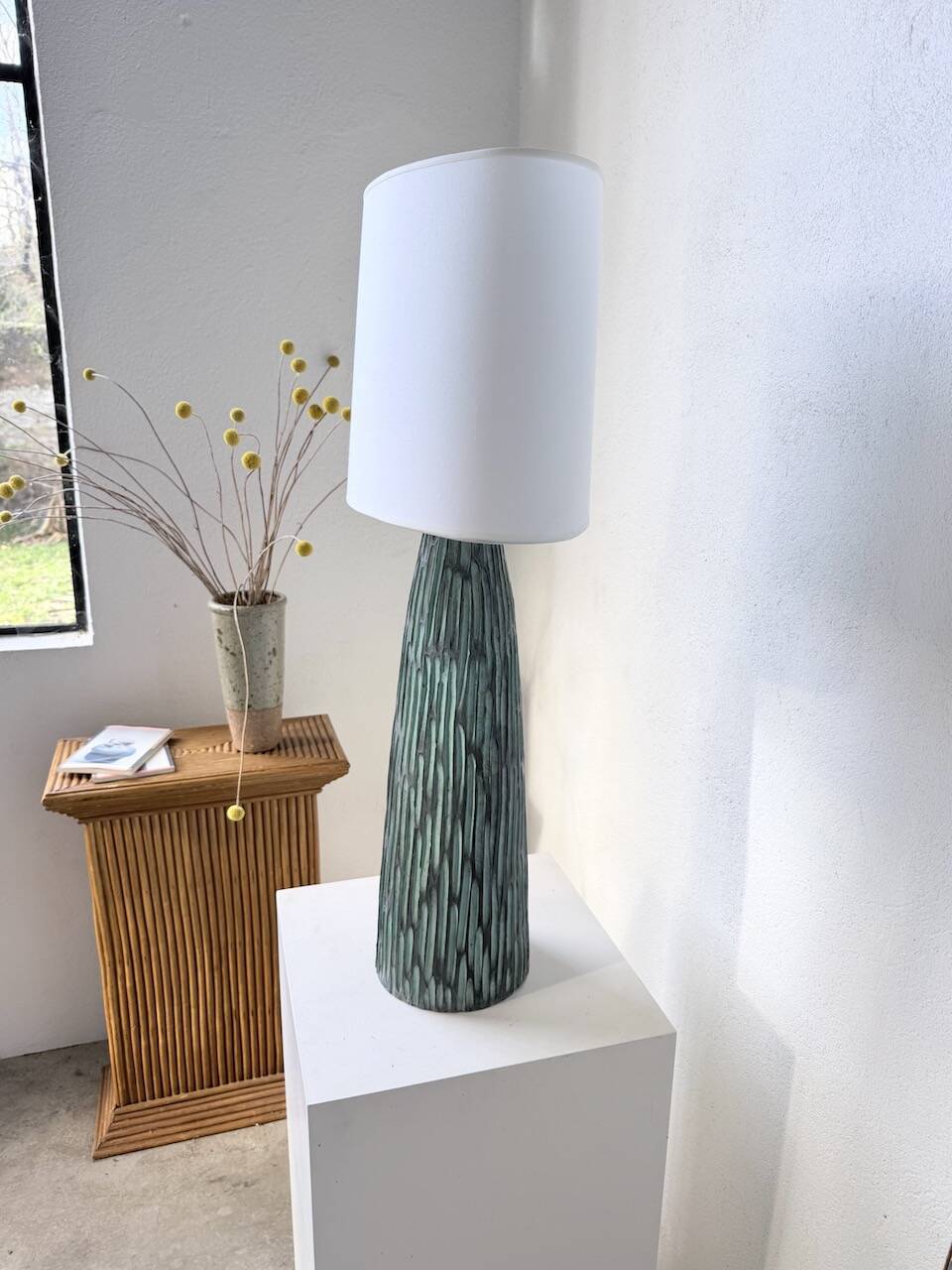 XL ceramic lamp from the 60s blin