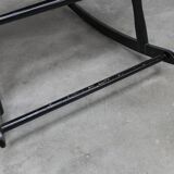 Rocking chair Grandessa en Hêtre noir par Lena Larsson 1960 pour Nesto