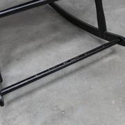 Grandessa rocking chair in black beech by Lena Larsson 1960 for Nesto