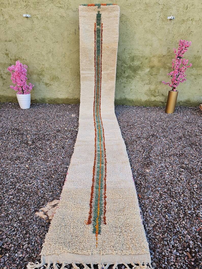Handmade hallway rug 80cm x 350cm