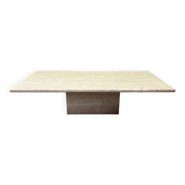 Travertine coffee table, 1970s